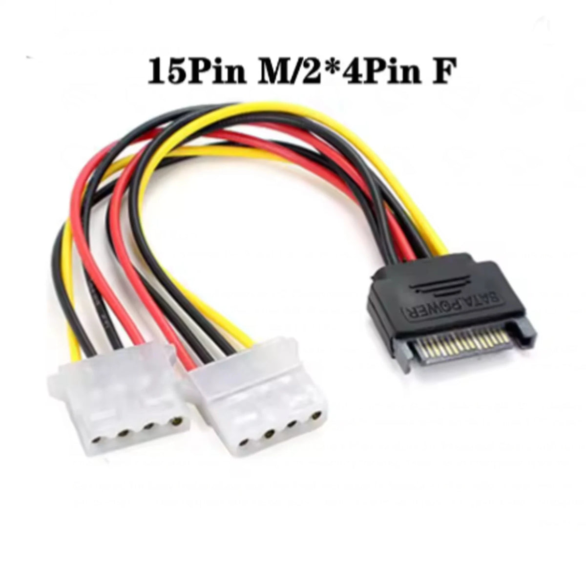 20cm Power 6Pin 8Pin 4Pin 15Pin SATA Male to 4Pin IDE Molex Female 15Pin SATA Female Power Cable Computer Cable 6Pin To 8Pin