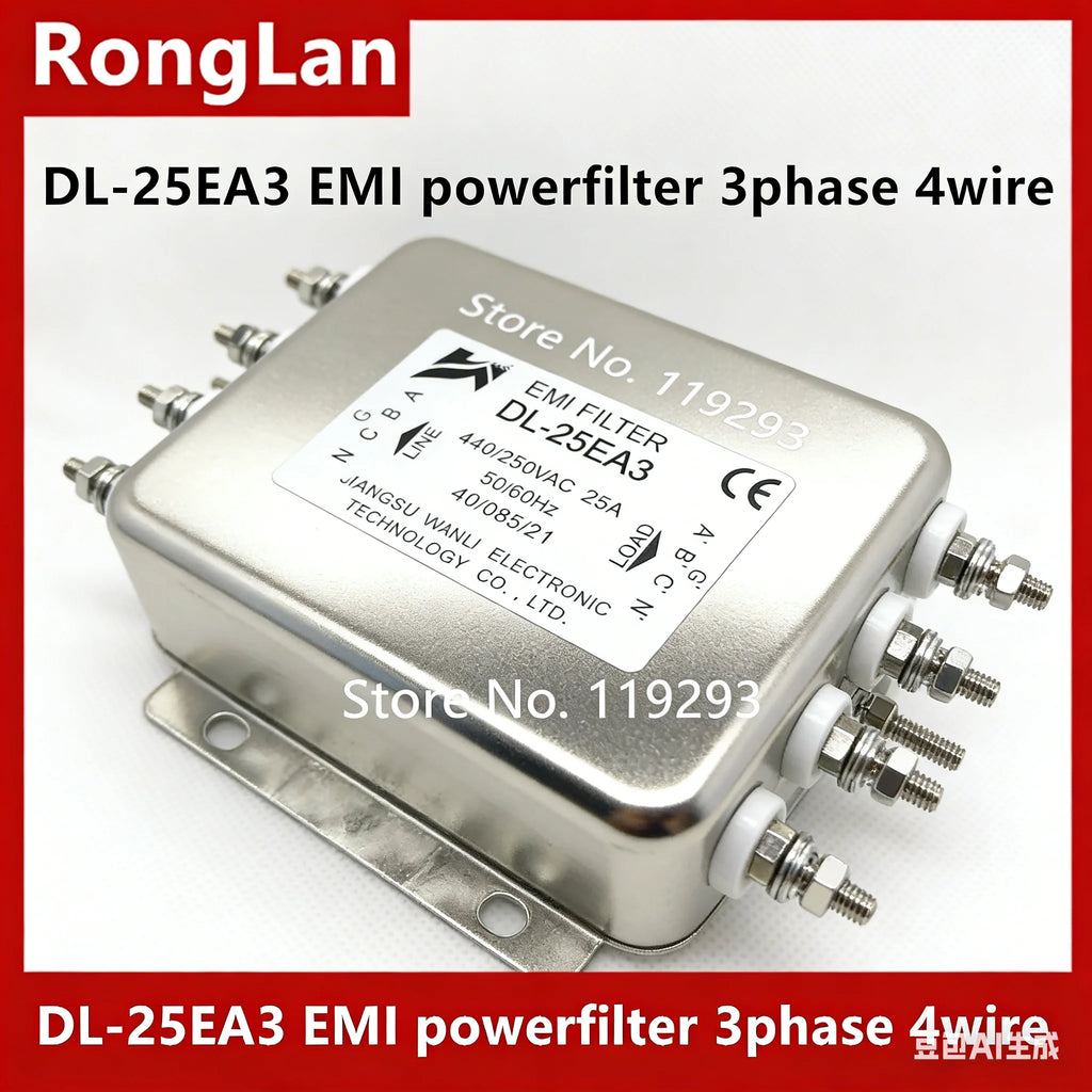 [ZOB] 100% NEW and original Jianli DL-25EA3 EMI Industrial grade power filter for three-phase four wire