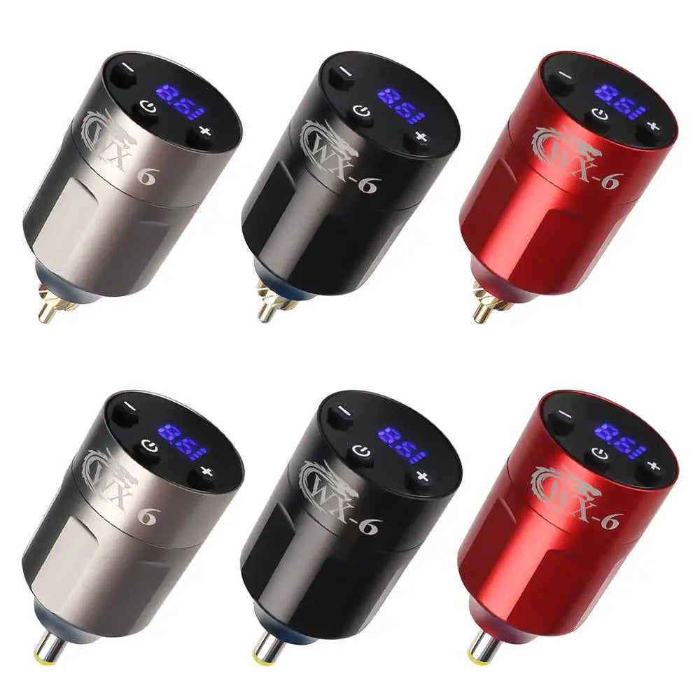 Mini Wireless Tattoo Power Supply LED Screen DC/RCA Tattoo Battery Pack Rechargeable Power Supply