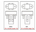 2pcs GX23 2P To E26/e27 Light Socket Adapter PL-S CFL GX23-2 To E26 Led Lamp Base Converter Install Screw E26/e27 To Gx23 Holder