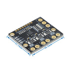 INA3221 Triple-Channel Shunt Current Power Supply Voltage Monitor Sensor Board Module Replace INA219 With Pins I2C SMBUS INA3221