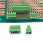 5/10pcs KF128 2.54mm Pitch Mini PCB Screw Terminal Block Connector for Wires 2P 3P 4P 5P 6P 7P 8P 9P 10P 12P 16P Terminal