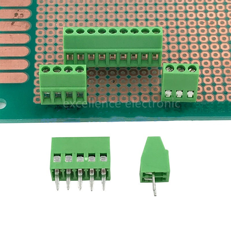 5/10pcs KF128 2.54mm Pitch Mini PCB Screw Terminal Block Connector for Wires 2P 3P 4P 5P 6P 7P 8P 9P 10P 12P 16P Terminal