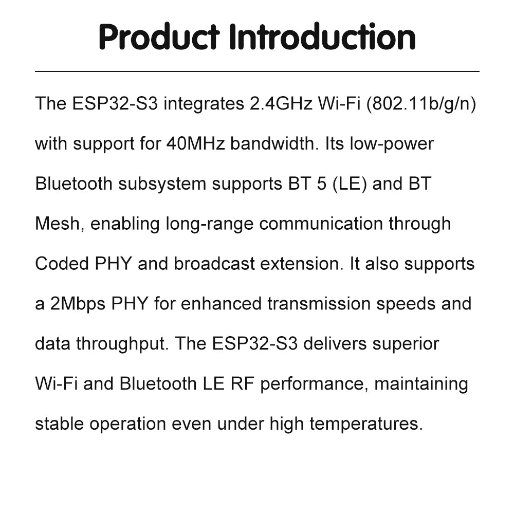 ESP ESP32-S3 CAM WiFi Bluetooth Development Board Module onboard ESP32-S3 N16R8 dual TYPE-C OV2640 /OV5640/OV3660 Camera