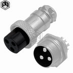 GX16 Male and Female Aviation Connector Wire Panel Metal Connector 16mm GX16-2 / 3/4/5/6/7/8/9/10 Pin 2P Aeronautical Plug