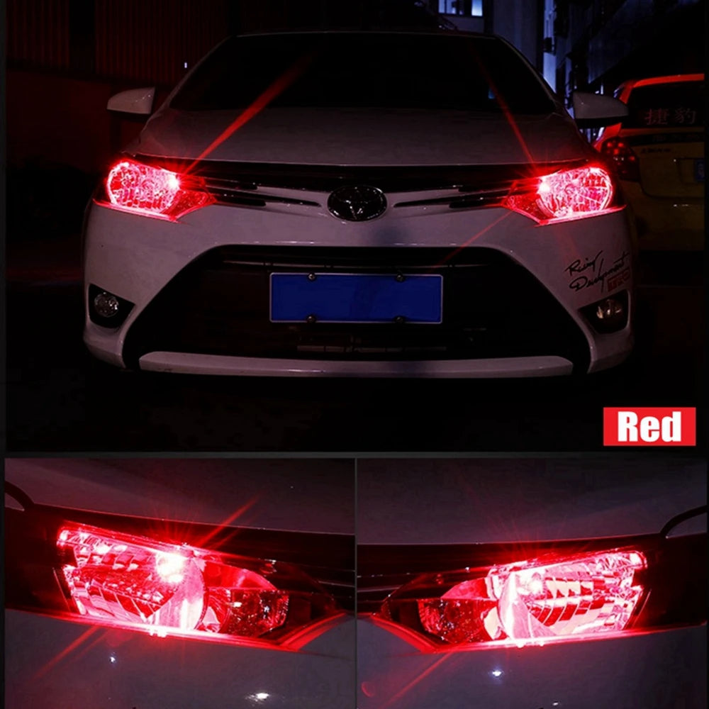 2PCS T10 W5W Super Bright High Quality LED Parking Lights Car Dome Reading Lamps WY5W Auto Turn Side Bulbs Warm White Red Yellow