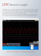 OWON VDS6074 VDS6104 Virtual Digital Oscilloscope 4 Channels 100MHz 1GSa/s WiFi USB LAN Interface Circuit Debug Tester