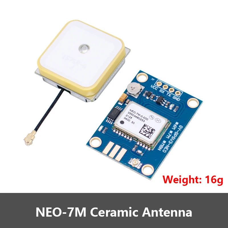 DC 3.3V-5V  GY-NEO-6M/7M/M8N GPS Positioning Module Wide Voltage 9600 Baud Rate Low Power High Tracking Sensitivity For Arduino