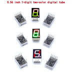 10PCS 0.56-inch 1-digit digital tube 12.6mmX19mm digital display screen "8" high 14.2mm 7-segment digital tube 5161series5611