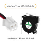 5V/12V/24V Cooling Turbo Fan Brushless 3D Printer Fan 2Pin For Extruder DC Cooler Blower Plastic Fan 3010/4010/4020/5010/5015