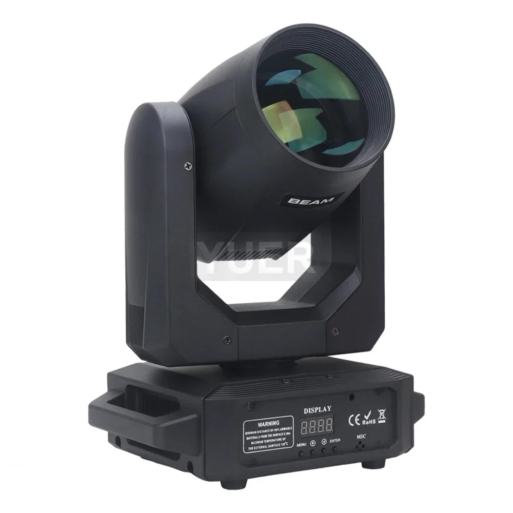 LED Moving Head Light 200W Beam+Spot+18 Rotating Prisms+Rainbow 12 Gobo 8 Color Effect Dj Dmx Stage Light Effect Light Disco Bar