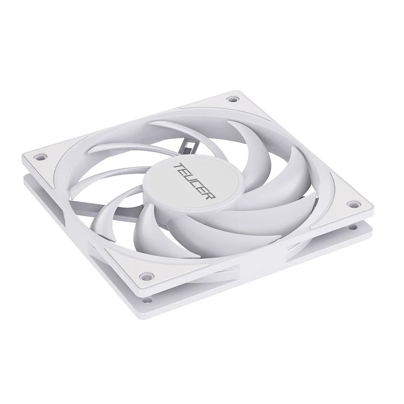 TEUCER UT-12015 120mm ARGB FDB Bearing Slim Cooling Fan High-Performance PC Case Fan for CPU Cooling and PC Builds