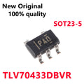 5-10/ New TLV70433DBVR Screen printing PAO PA0 SOT23-5 Low-dropout voltage regulator chip In Stock