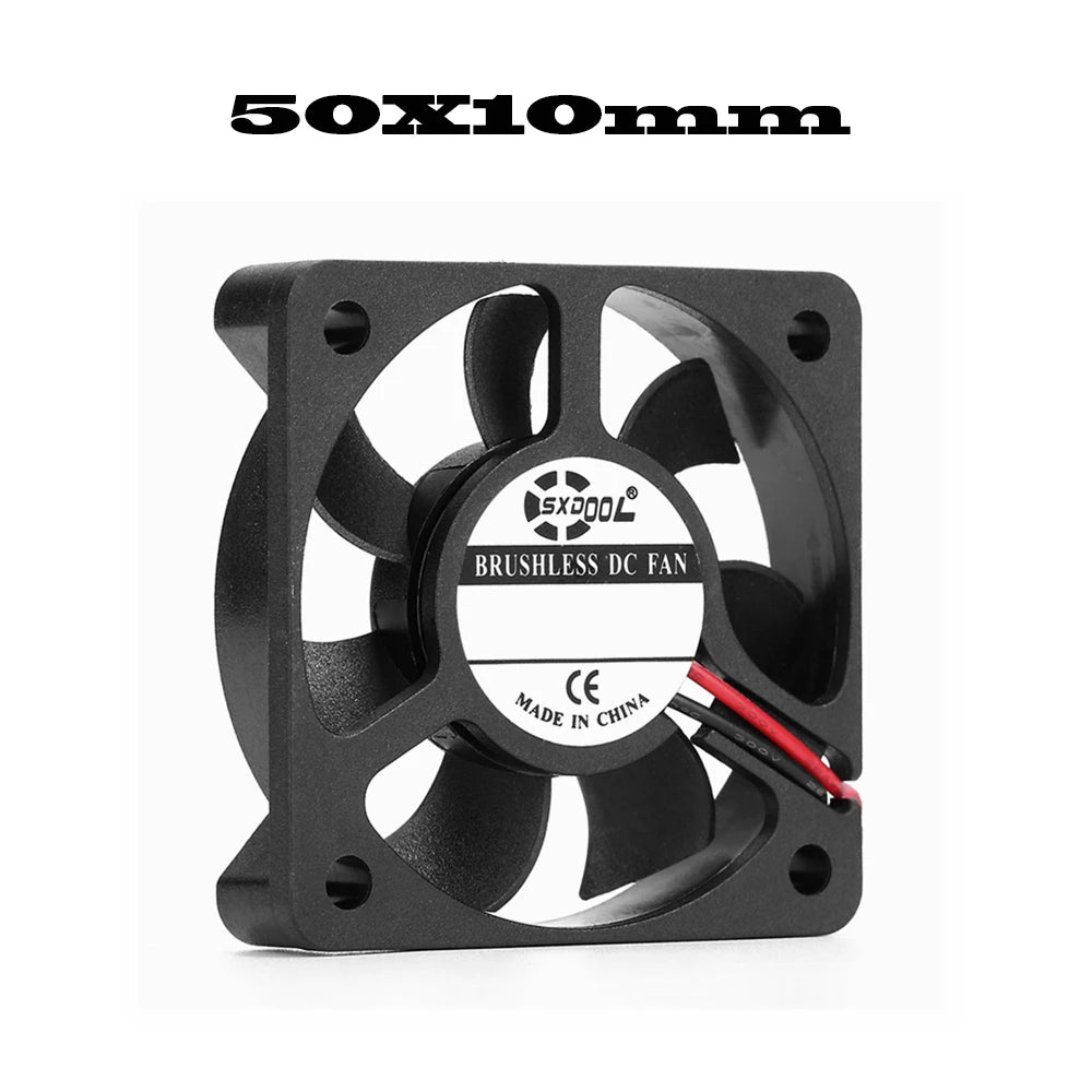 40mm 50mm 60mm 70mm 80mm 92mm 120mm DC 5V 12V 24V Axial Cooling Brushless Motor Case Quiet Fan 2PIN Sleeve Bearing