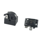 2pcs Refrigerator PTC Start Relay 1/2 Pin 15 Ohm 1/6H Compressor Overload Protector Starting Relay Light Weight Power Supplies