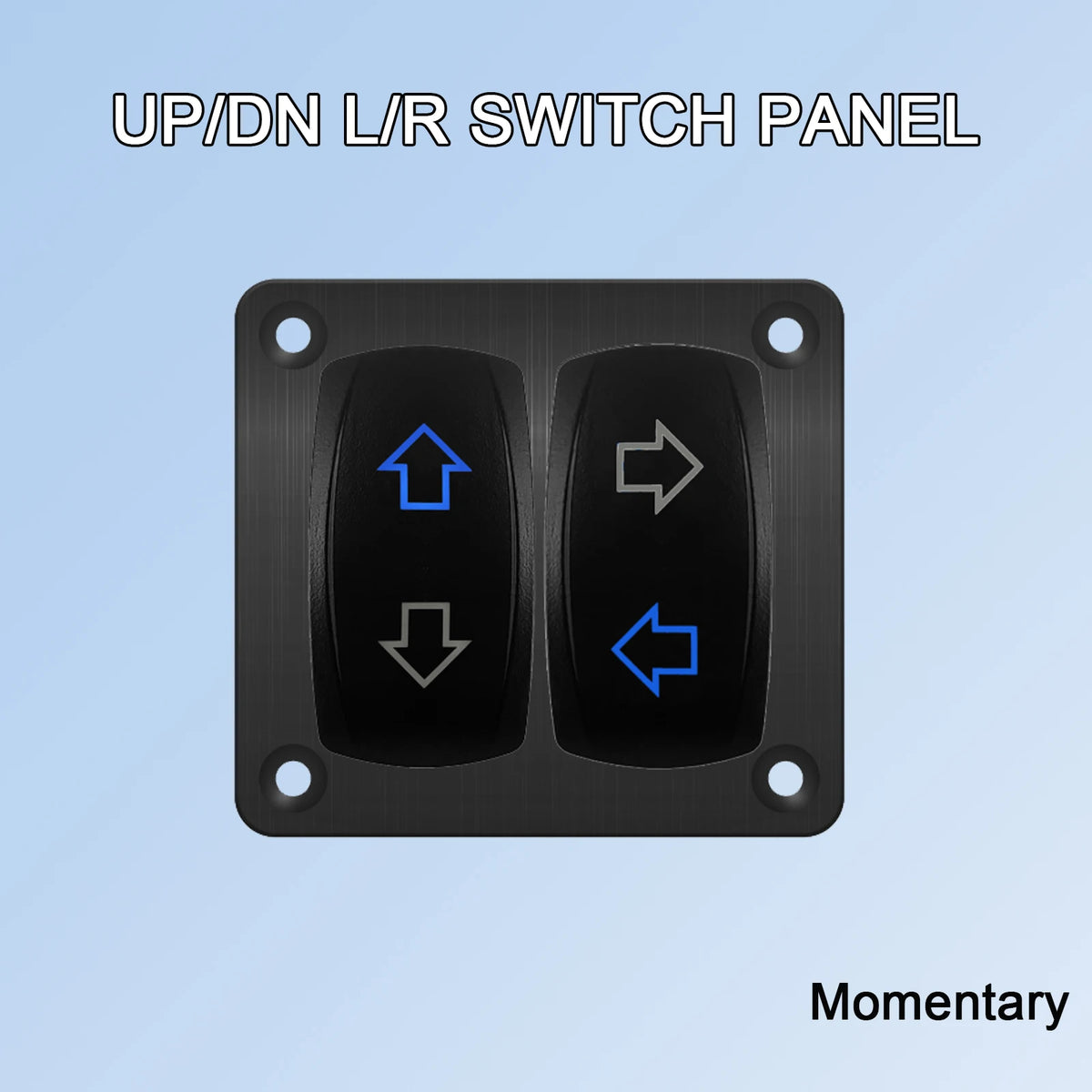 ARROWS 6Pin (ON)-OFF-(ON) DPDT Momentary Switch12V UP/DOWN Polarity Reverse Rocker Switch for ARB/Carling/NARVA Replace