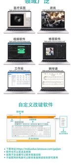 100MM USB Custom Button Remote Control Buzzer Switch Lottery Computer Mouse Shortcut Keyboard 2m