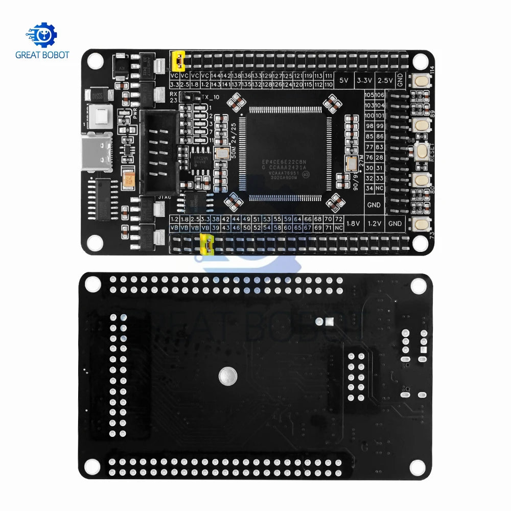 EP4CE6E22C8N FPGA Development Board: Altera Cyclone IV (2.5V) Core System Module for Arduino Compatible