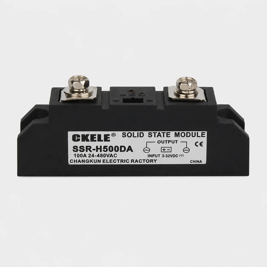 Industrial Solid State Relay SSR DC-AC Module Single Phase 3-32VDC Input 24-480VAC Output 80A 100A 150A 200A 300A 350A 400A 500A