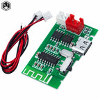 4 OHMS  3W Mono Bluetooth Power Amplifier PCBA Battery Charging Function 3.7V Lithium Battery Bluetooth Module