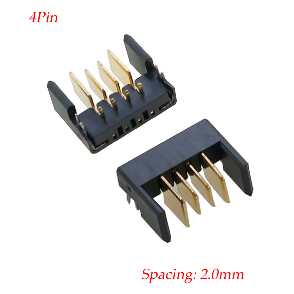 1PCS 4/5/6/7/8/9/10Pin Laptop Battery Connector Pitch 2.0mm Holder Clip Slot Contact Male and Female Plug