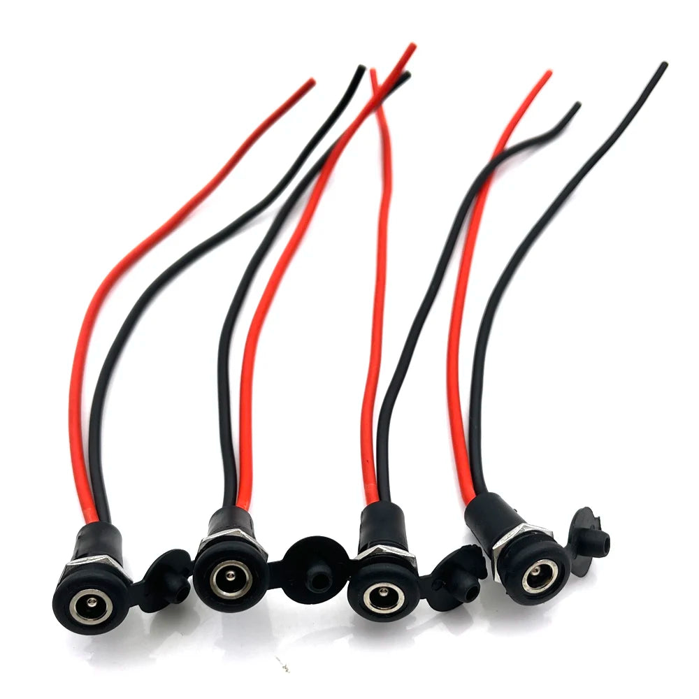 1/2/3pcs/lot DC 5.5*2.1mm/5.5*2.5mm Socket DC Power Supply Jack Socket Plug Female Panel Mount Connector 5.5mm 2.1mm Adapter