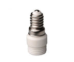 2pcs E14 To G9 Light Socket Adapter Ceramic EU Candelabra Lamp To G9 2Pin Halogen LED CFL Bulb Base Holder Converter