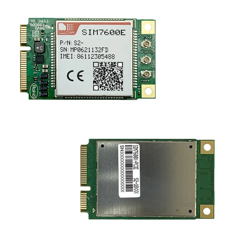 SIMCOM CAT1 LTE Module SIM7600E PCIE SIM7600G SIM7600E-L1S SIM7600SA PCIE 100% New and Original