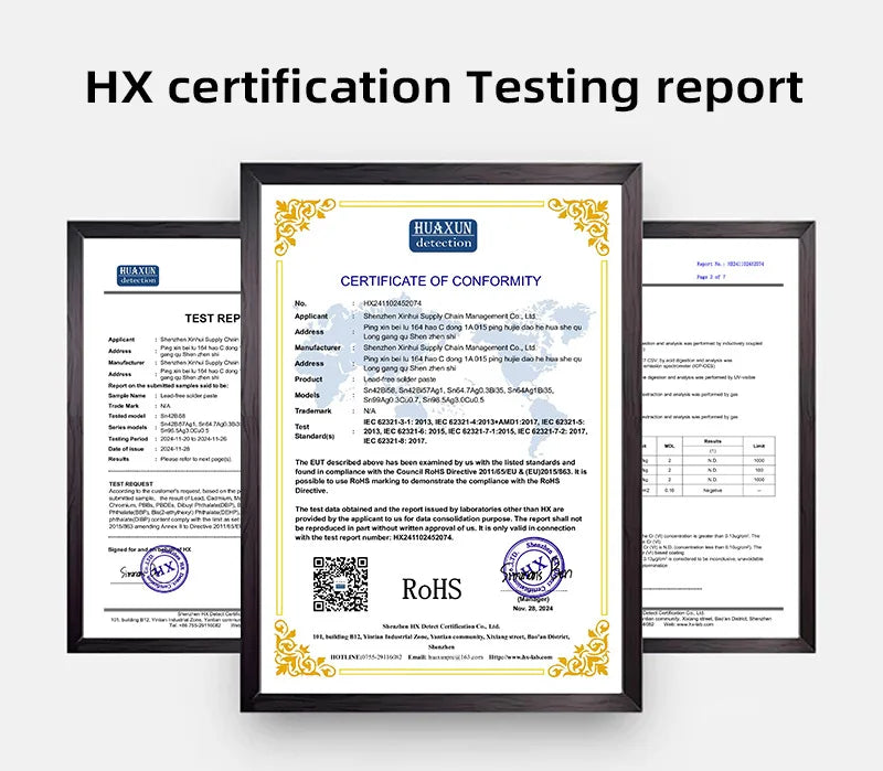 227℃ High Temperature Lead-Free Solder Paste Syringe Type For SMT IC BGA QFN Chip Repair Rework Soldering