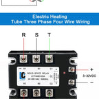 LCTC Three-phase Solid State Relay SSR 3 Phase 10A 25A 40A 60A 80A 100A 120A 150A 200A AC Control AC DC Control AC 25DA 380VAC