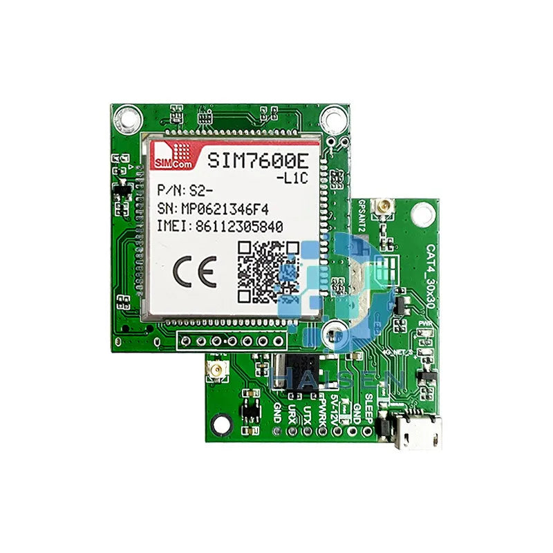 HAISEN SIMCOM SIM7600E-L1C Core Board SIM7600 SIM7600E LTE CAT1 GNSS Development Board SIM7600