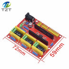 DIYTZT 1/3PCS New CNC Shield V4 Engraving Machine / 3D Printer / A4988 Driver Expansion Board for arduino DIY KIT