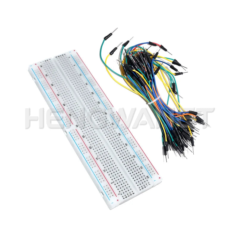 400 830 Point 65 Jumper Wires MB102 Breadboard Solderless PCB Bread Board DIY for Arduino Kit