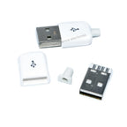10Pcs USB Connectors Type B/Micro/Mini/USB2.0 Male Female Assembly Adapter DIY Soldering Repair Data Charging Plug Socket