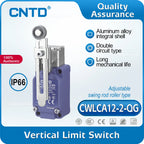 CNTD CWLCA12-2-QG Vertical Limit Switch 10A 380VAC IP66 DPDT Za Double-Break Adj Plastic Roller Industrial