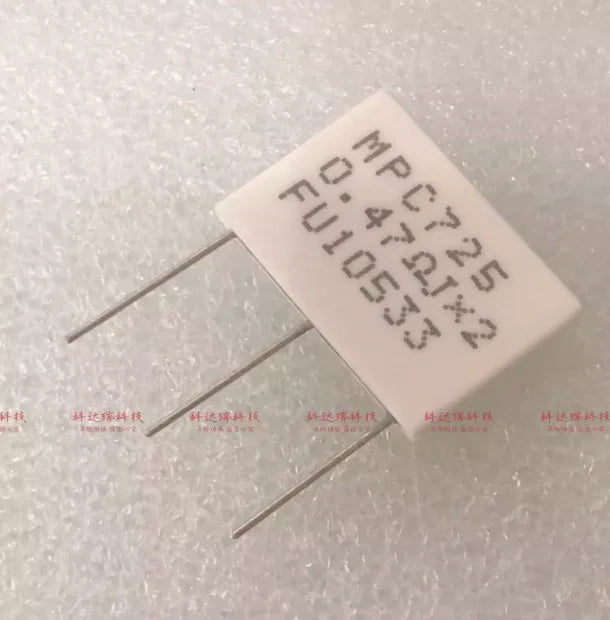 5pcs/lot MPC725 5W 0.22R+0.22ΩK 0.47ΩJ 5% 0.47R ceramic cement resistor 3 feet