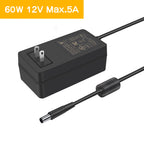 Geekworm 12V 5A 60W Power Adapter | Power Supply | DC 5.5*2.1mm Jack | for Raspberry Pi X735 V3.0/ X729/ X1009/X-UPS1