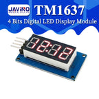 TM1637 4 Bits Digital LED Display Module For Arduino 7 Segment 0.36Inch Clock RED Anode Tube Four Serial Driver Board Pack