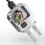 Differential Pressure Transmitter -100-0-100Kpa 4-20mA Differential Pressure Sensor 0-10V Wind Air Differential Pressure Sensor