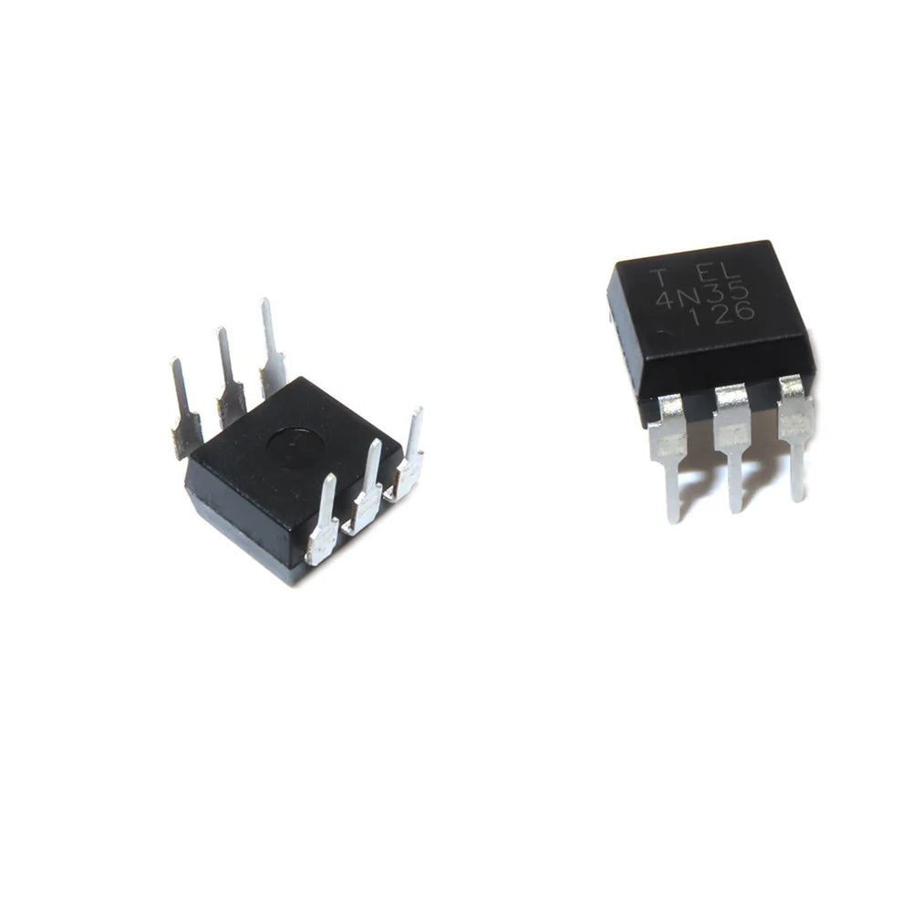 10PCS/LOT 4N35 EL4N35 In-Line Optocoupler DIP-6 New Good Quality Chipset