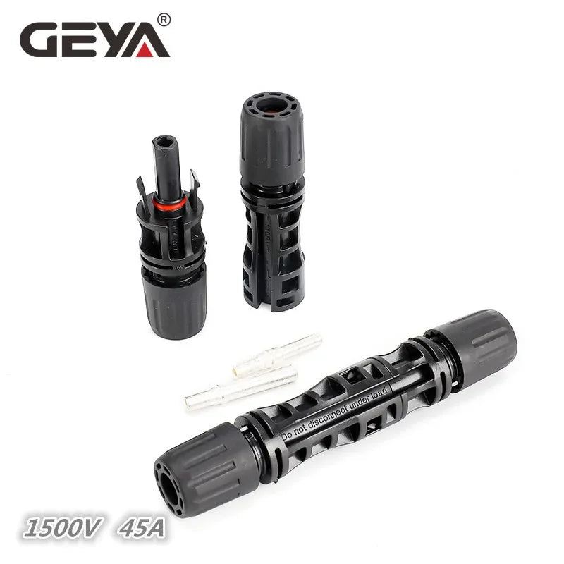 GEYA 5Pairs Solar Connector Male Female 30A 45A Solar Panel Branch Connectors for PV Cable 2.5/4/6mm2 1000VDC 15000VDC