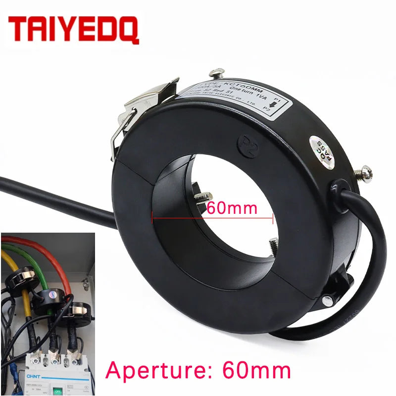 Circuit Open 60mm Aperture Current Transformer Power Measurement AC  Ct 300/5A Class 0.5 Low Voltage