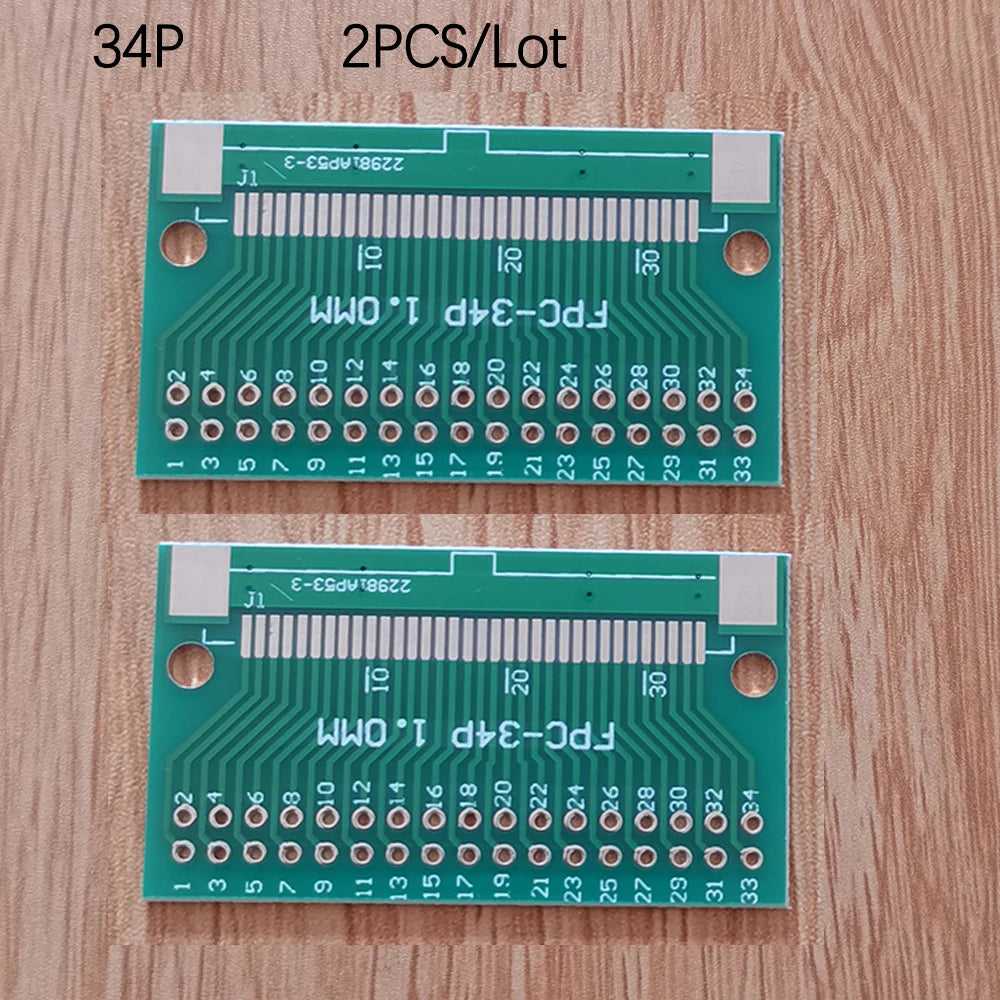 2PCS FPC/FFC Flexible Flat Cable Adapter Board Blank Board Test Board 0.5MM 1.0MM 2.54 Pitch 6/8/10/12/20/24/26/30/34/40/50P