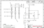 DB1.0mm Male Pin for DB Terminal Connector Gold plated for Nixie Clock Tubes IN12 IN18 QS27-1 SZ4-1 YS27-3