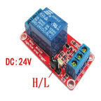 DC5/9/12/24V Single Channel Relay Module Smart Switch  With Optocoupler Shield High/Low Level Trigger Power Module for Arduino