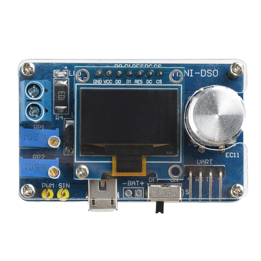 DIY Mini Digital Oscilloscope Kit STC8K8A Microcontroller Electronic Component  Soldering Practice Loose Kit