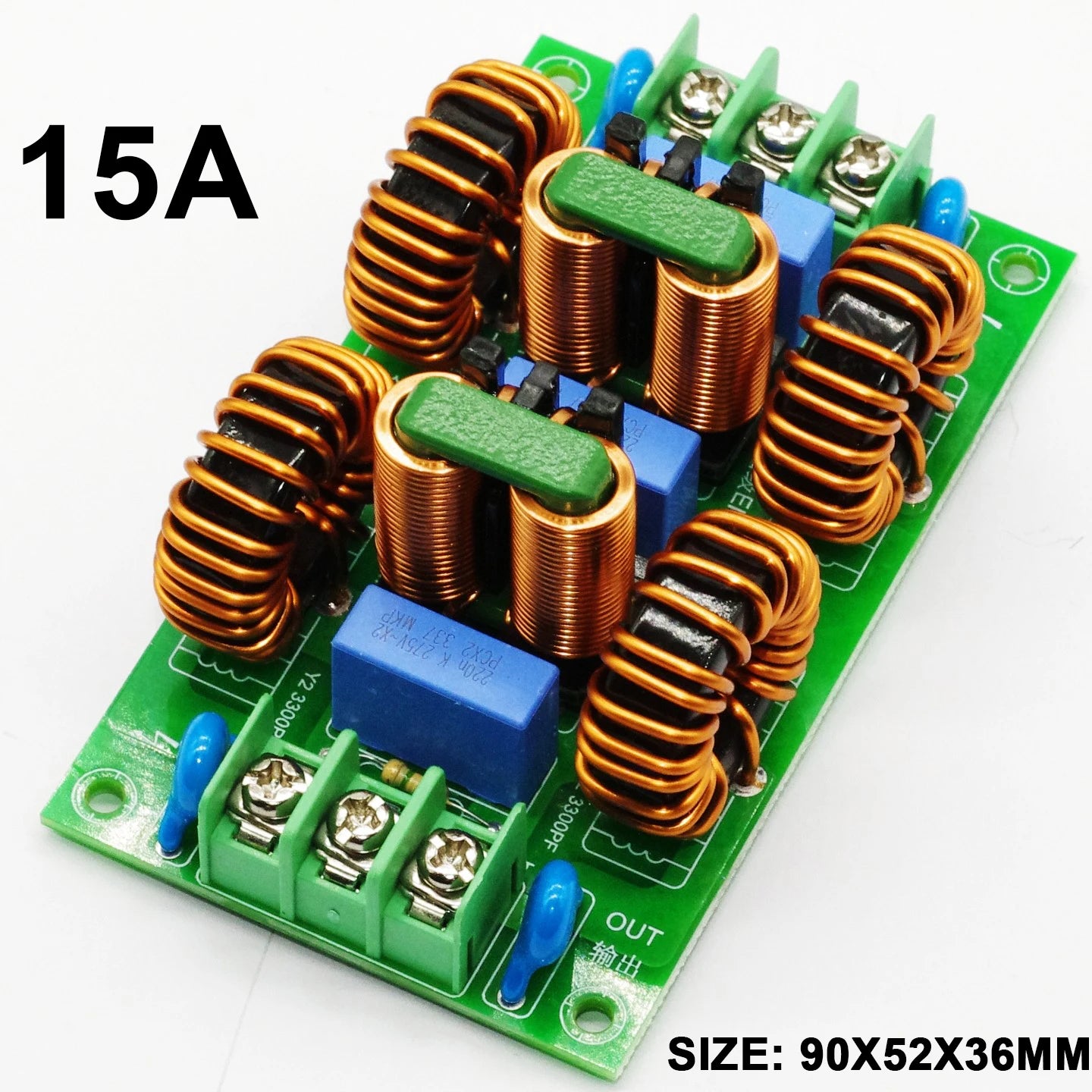 110V 220V 4-Stage AC Power EMI Filter 2A 4A 10A 15A Common/Differential Mode Noise Suppressor Purifier Audio Amp DAC Amplifer