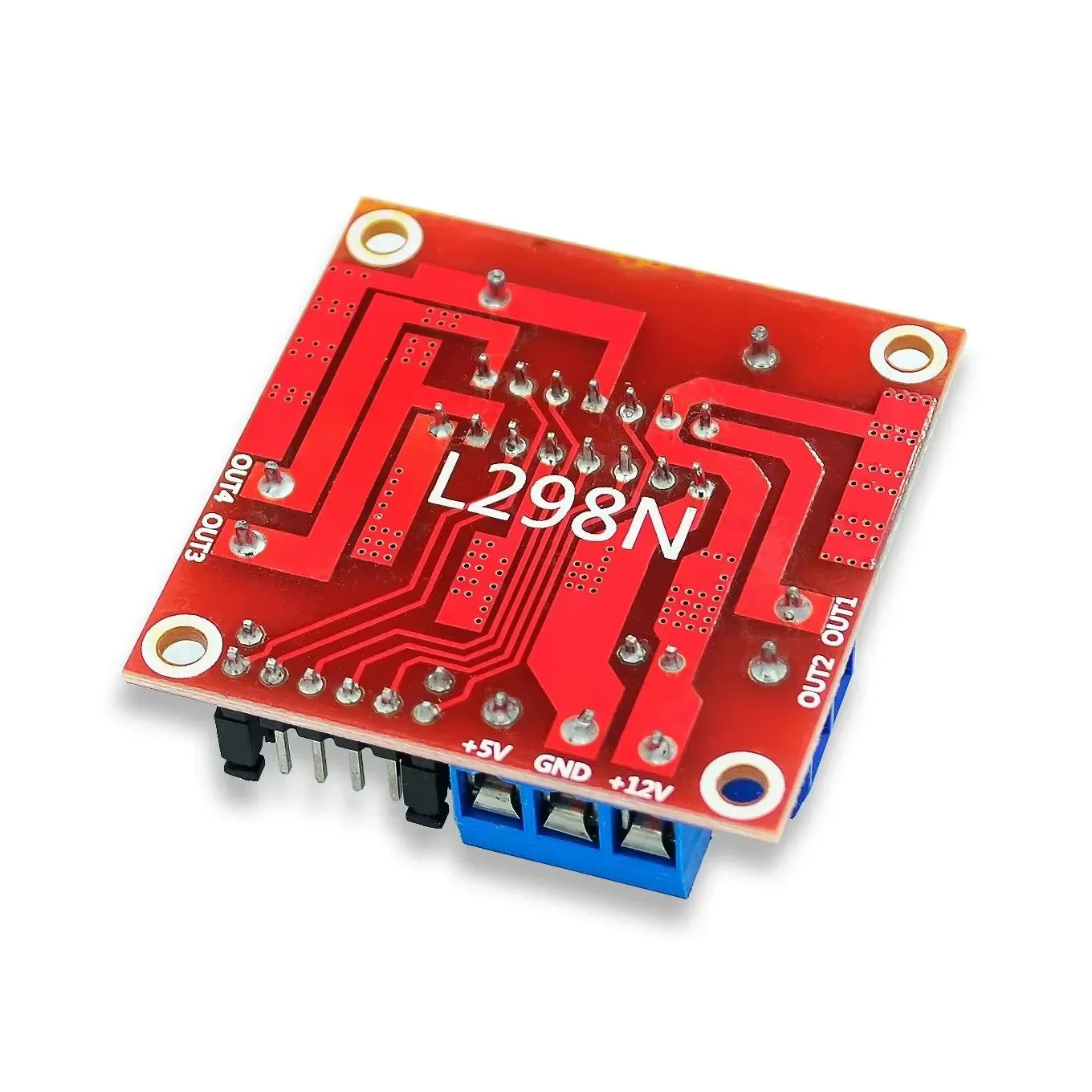 1~100Pcs L298N Dual Channel DC Stepper Motor Drive Controller Module Speed Regulation Driver Board Smart Robot DIY Accessories