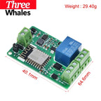 ESP8266 ESP-12F Relay Module 10A 220V Network Relay Module Input DC 7V~30V 4 Layers Board TVS Input Automatic Protection
