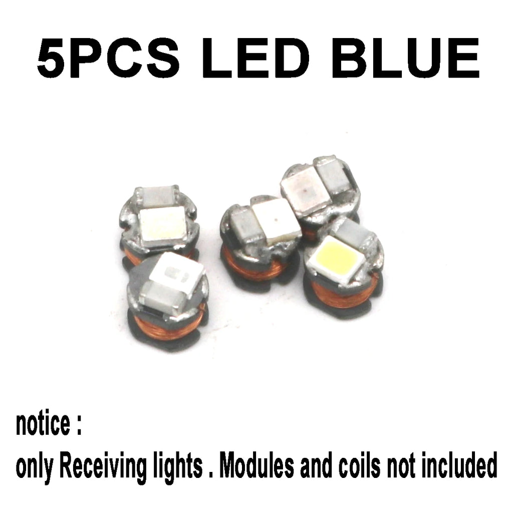 70MM Dual coil TYPE-C USB Wireless Power Supply Transmitter Inductor Receiver LED Light Lighting DIY Toys Model Robot Sand Table